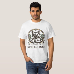 Angetrieben von Kaffeehunden T-Shirt