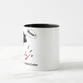 Angetrieben von Katzen & Kaffee Tasse (Zentrum)