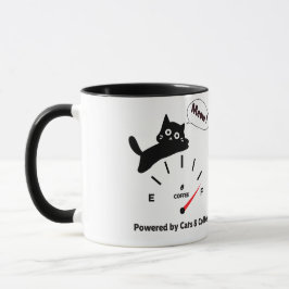 Angetrieben von Katzen & Kaffee Tasse