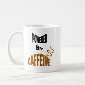 Angetrieben von Koffein Kaffeetasse (Links)