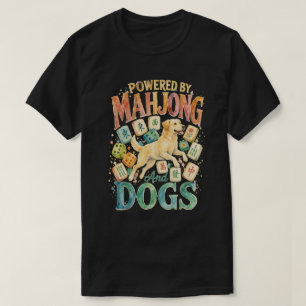 Angetrieben von Mahjong & Dogs Watercolor Labrador T-Shirt
