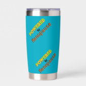 Angetrieben von Menopause 3  Thermobecher (Vorderseite)