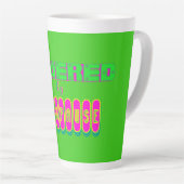 Angetrieben von Menopause 6 Latte Milchtasse (Rechte Ecke)