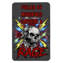 Angetrieben von Migräne Pure Liquid Rage Totenkopf