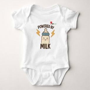Angetrieben von Milch Baby Strampler
