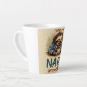 Angetrieben von Nickerchen & Kaffee Milchtasse (Linke Ecke)