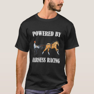 Angetrieben von Pferderennen Pferderennfahrer Trab T-Shirt