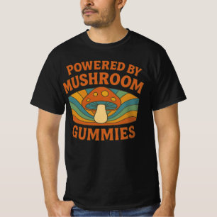 Angetrieben von Pilz-Gummis Lustig   Süße Pilze T-Shirt