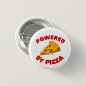 ANGETRIEBEN VON PIZZA BUTTON (Vorne & Hinten)