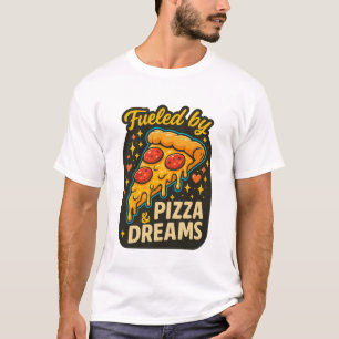 Angetrieben von Pizza und Träumen – Würzige Pepper T-Shirt