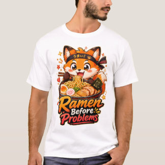 Angetrieben von Ramen und Illusion Süße Anime-Insp T-Shirt