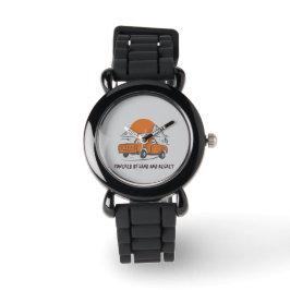 Angetrieben von Sand und Reue Wüstencamping Armbanduhr