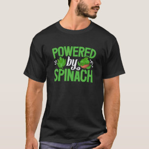 Angetrieben von Spinat  Veganer Gemüse Gemüsebauer T-Shirt