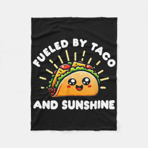 Angetrieben von Taco und Sonnenschein - Tacos und Fleecedecke