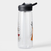 Angetrunkene und strahlende Rentiere Trinkflasche (Links)