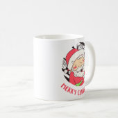 Angetrunkener Weihnachtsmann | Lustiger Klassiker Kaffeetasse (VorderseiteRechts)