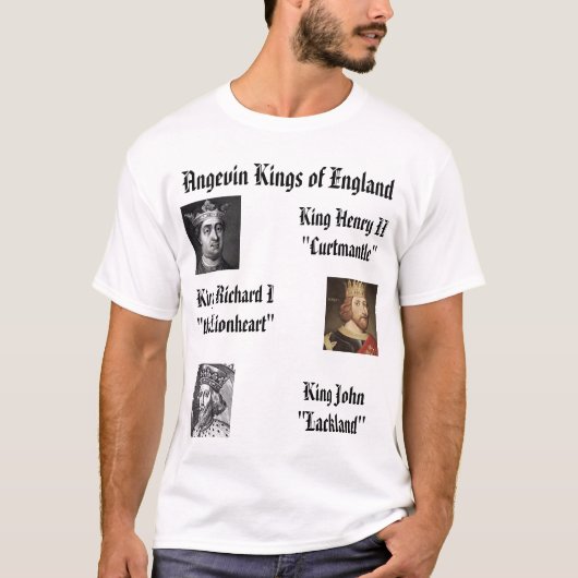 Angevin Könige T-Shirt (Vorderseite)
