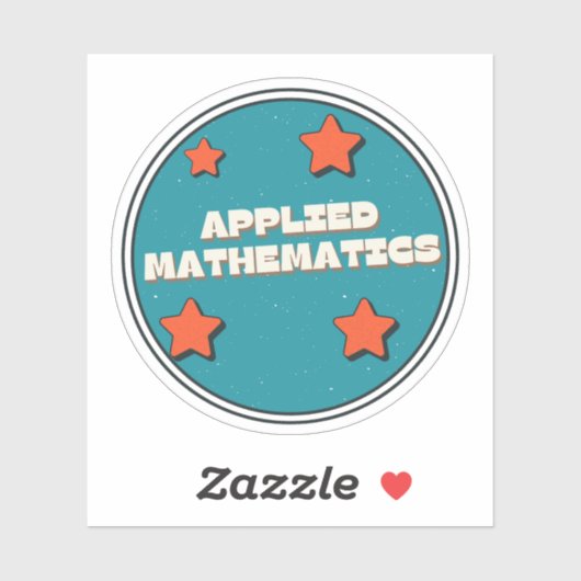 angewandte Mathematik Aufkleber (Blatt)