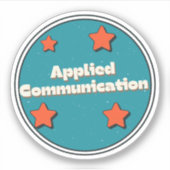 Angewandte Mitteilung Aufkleber (Vorderseite)