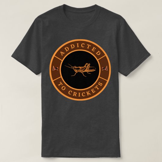 Angewendet an Grillen T-Shirt (Design vorne)