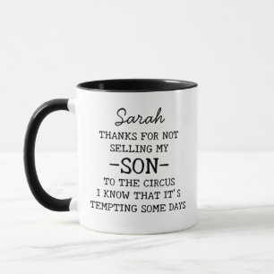 Angewohnheit, Tochter in Recht Geschenk von Mutter Tasse