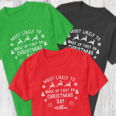 Angewohnt am ehesten erste Weihnachten Wecken T-Shirt