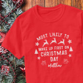 Angewohnt am ehesten erste Weihnachten Wecken T-Shirt