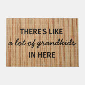 Angewohnt gibt es hier wie eine Menge Großkinder Fußmatte (Vorderseite)