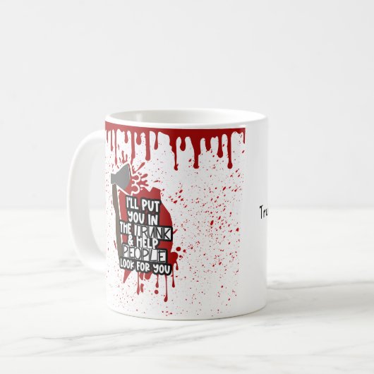 Angewohnt, ich werde Sie in die Tasse des wahren V (Vorderseite Links)