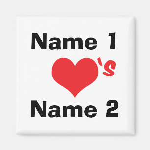 Angewohnt sind wir in Liebe Magnet