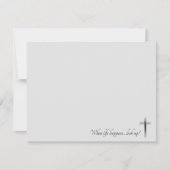 Angewohnt, wenn das Leben passiert, schaut über Mitteilungskarte (Vorderseite)