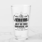 Angewohnte Matron der Ehre Glas (Rückseite)