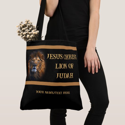 Angewohnte Tasche Jesus Christus Löwe Juda (Von Nahem)