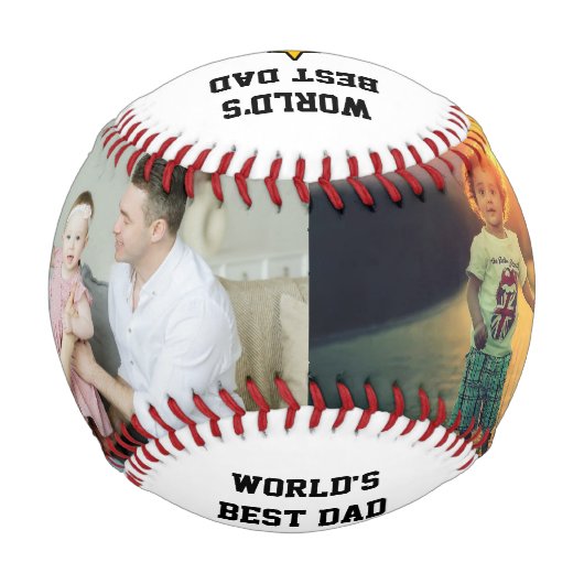 Angewohnter Geburtstag/Vatertag Baseball-Geschenk  Baseball (Rückseite)