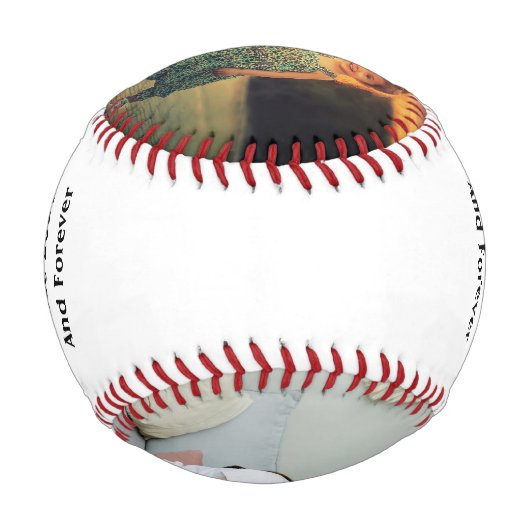 Angewohnter Geburtstag/Vatertag Baseball-Geschenk Baseball (Vorderseite)