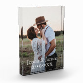 Angewohnter Hochzeitstag macht es einzigartig Fotoblock (Links)