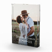 Angewohnter Hochzeitstag macht es einzigartig Fotoblock (Rechts)