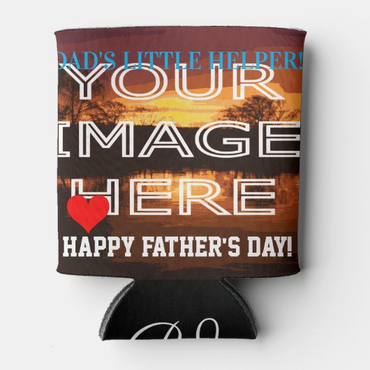 Angewohnter Personalisierter Vatertag Stubby-Holde Dosenkühler (Vorderseite)