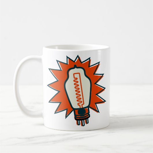 Angezogen Kaffeetasse (Links)