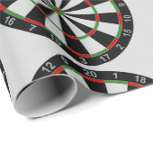 Angezogene Darts-Zielmuster Geschenkpapier (Rolleneckpunkt)