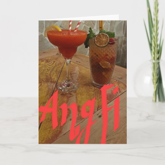 AngFi Birthday Card Karte (Vorderseite)