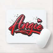 Angie Heart Splash Mousepad (Mit Mouse)