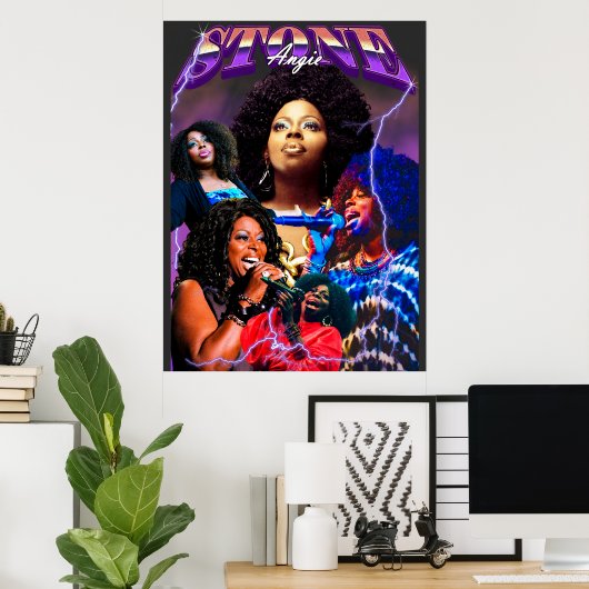 Angie Stone Poster (Heimbüro)