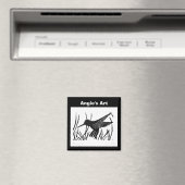 Angie's Art "Humming Bird" Magnet (In Situ (Geschirrspüler))