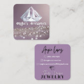 Angie's Zubehör Custom Order Business Card Quadratische Visitenkarte (Vorne/Hinten)