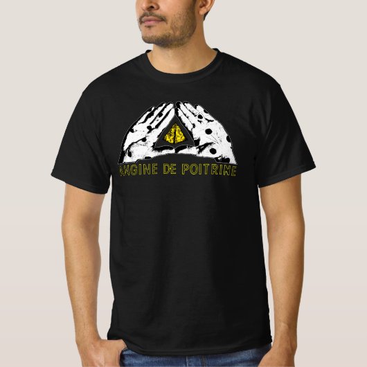 Angine de Poitrine Mantra Rock Band Quebec Canada T-Shirt (Vorderseite)