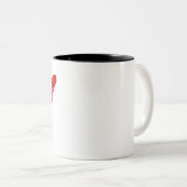 Angioplastik Zweifarbige Tasse (VorderseiteRechts)