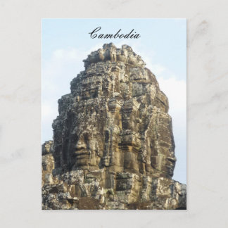 Angkor-Gesichter Postkarte