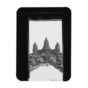 Angkor Kambodscha, Angkor Wat Doorway View 2 Magnet