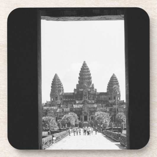 Angkor Kambodscha, Angkor Wat Doorway View 2 Untersetzer (Vorderseite)